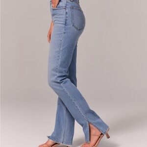 Abercrombie And Fitch 90s Straight Ultra High Rise